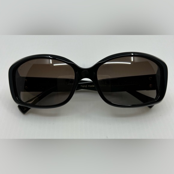 Louis Vuitton Soupcon PM Black Gold-Hinged Sunglasses - Picture 2 of 16